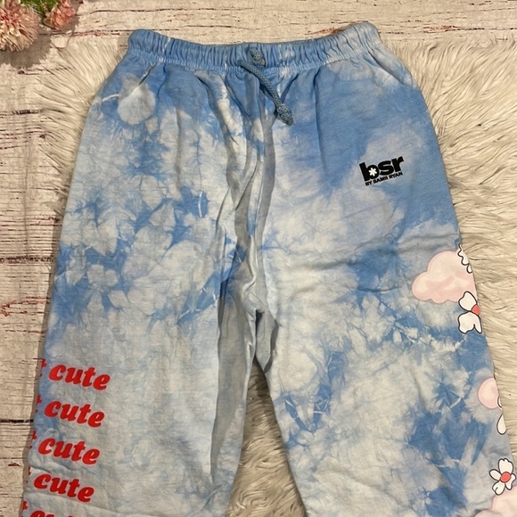 Blue Floral Joggers - Picture 5 of 12